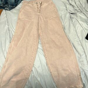 American eagle size00 light pink jeans flap pockets super cute